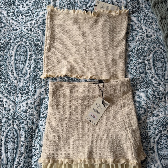 Zara Ivory Knit Maxi Skirt - Picture 6 of 8